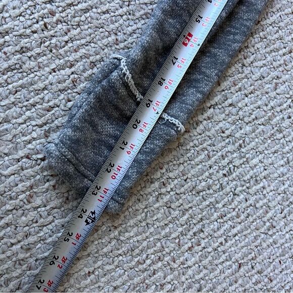 Free People Hooded Denim Distressed Jacket with Removable Hood - Picture 11 of 11